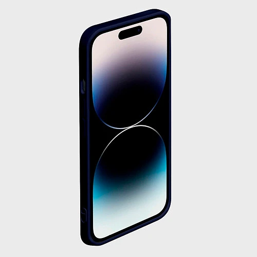 Чехол iPhone 14 Pro Max BMW ПРОТЕКТОР ШИН / 3D-Тёмно-синий – фото 2
