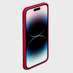 Чехол для iPhone 14 Pro Max BMW STORM, цвет: 3D-малиновый — фото 2