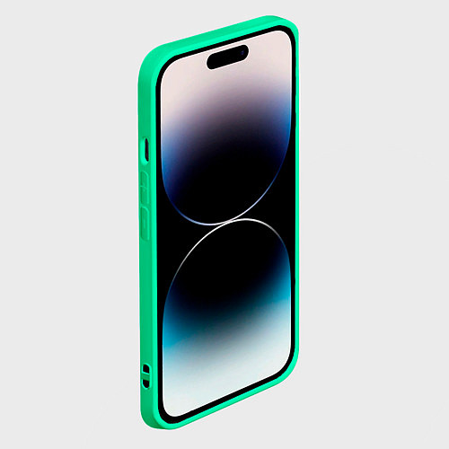 Чехол iPhone 14 Pro Max Ву танг клан - wu tang clan / 3D-Мятный – фото 2