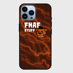 Чехол для iPhone 14 Pro Max Five Nights At Freddys - молнии, цвет: 3D-черный
