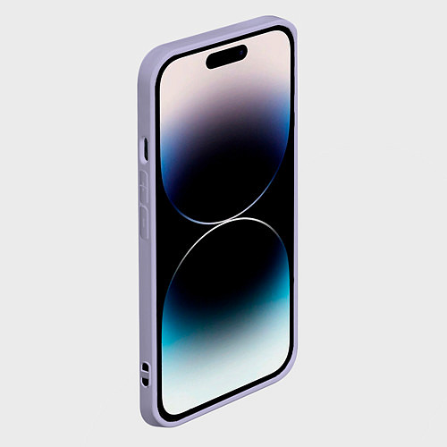 Чехол iPhone 14 Pro Max Берсерк - Гнев Гатса / 3D-Светло-сиреневый – фото 2