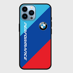 Чехол для iPhone 14 Pro Max Bmw - m colors, цвет: 3D-черный