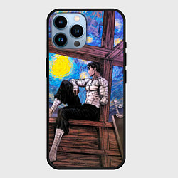 Чехол для iPhone 14 Pro Max Берсерк и небо Ван Гога, цвет: 3D-черный