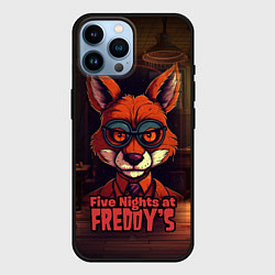 Чехол для iPhone 14 Pro Max Рыжий Мангл, цвет: 3D-черный