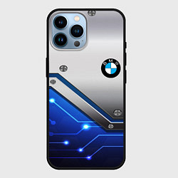 Чехол для iPhone 14 Pro Max BMW geometry nano, цвет: 3D-черный