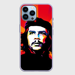 Чехол для iPhone 14 Pro Max Че Гевара, цвет: 3D-светло-сиреневый