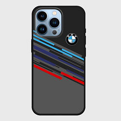 Чехол для iPhone 14 Pro BMW BRAND COLOR, цвет: 3D-черный