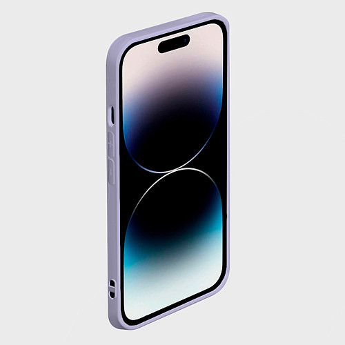 Чехол iPhone 14 Pro BMW / 3D-Светло-сиреневый – фото 2