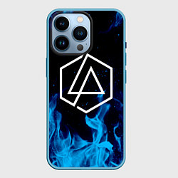 Чехол для iPhone 14 Pro LINKIN PARK, цвет: 3D-голубой