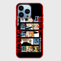 Чехол для iPhone 14 Pro Пятерка из Ван Пис, цвет: 3D-красный