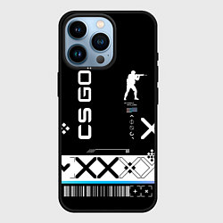 Чехол для iPhone 14 Pro Поток информации СS:GO, цвет: 3D-черный