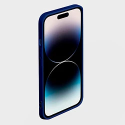 Чехол для iPhone 14 Pro КОРОЛЬ И ШУТ ЛОГО ПАТТЕРН, цвет: 3D-тёмно-синий — фото 2