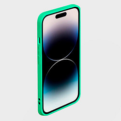 Чехол для iPhone 14 Pro Шкура тигра Новый год 2022, цвет: 3D-мятный — фото 2