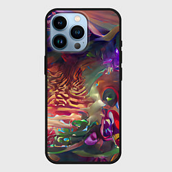 Чехол для iPhone 14 Pro Рождественские тайны, цвет: 3D-черный