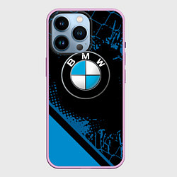 Чехол для iPhone 14 Pro BMW : БМВ ЛОГО, цвет: 3D-сиреневый