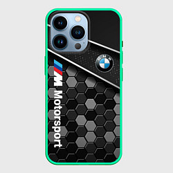 Чехол для iPhone 14 Pro BMW : Технологическая Броня, цвет: 3D-мятный