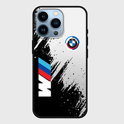 Чехол для iPhone 14 Pro BMW - м комплектация, цвет: 3D-черный