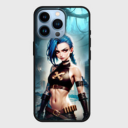 Чехол для iPhone 14 Pro Jinx arcane League of legends, цвет: 3D-черный