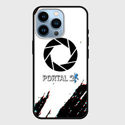 Чехол для iPhone 14 Pro Portal 2 краски валв, цвет: 3D-черный