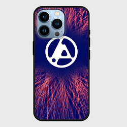 Чехол для iPhone 14 Pro Linkin Park 2024 red energy, цвет: 3D-черный
