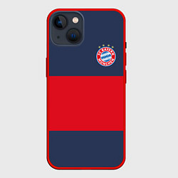 Чехол для iPhone 14 Bayern Munchen - Red-Blue FCB 2022 NEW, цвет: 3D-красный