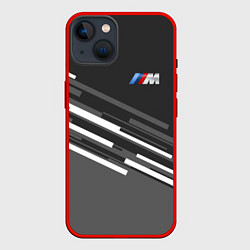 Чехол для iPhone 14 BMW: Sport Line, цвет: 3D-красный