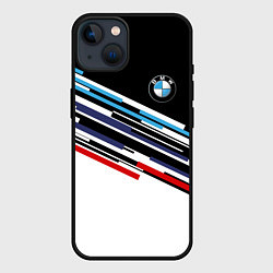 Чехол для iPhone 14 BMW BRAND COLOR БМВ, цвет: 3D-черный