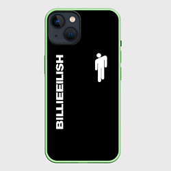Чехол для iPhone 14 BILLIE EILISH, цвет: 3D-салатовый