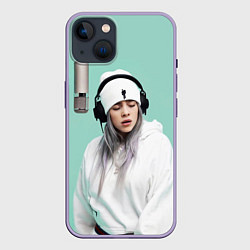 Чехол для iPhone 14 BILLIE EILISH, цвет: 3D-серый