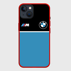 Чехол для iPhone 14 BMW БМВ, цвет: 3D-красный