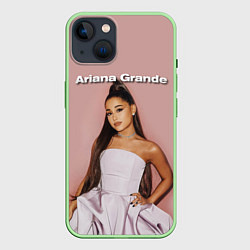 Чехол для iPhone 14 Ariana Grande Ариана Гранде, цвет: 3D-салатовый