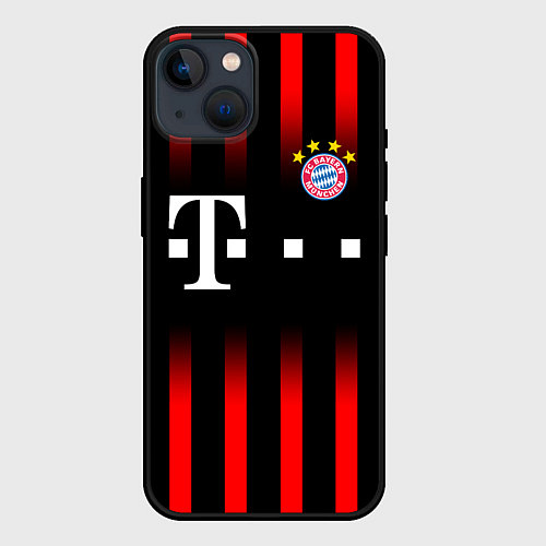 Чехол iPhone 14 FC Bayern Munchen / 3D-Черный – фото 1