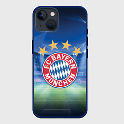 Чехол для iPhone 14 Бавария Мюнхен, цвет: 3D-тёмно-синий