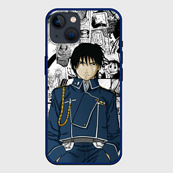 Чехол для iPhone 14 Полковник Мустанг, цвет: 3D-тёмно-синий