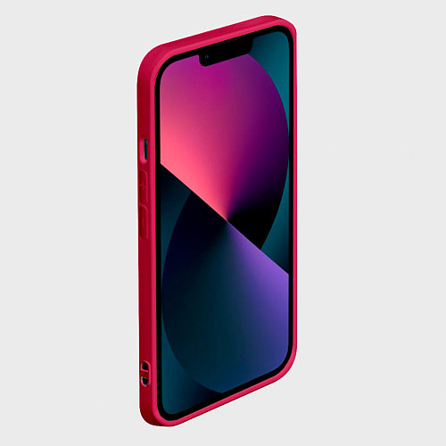 Чехол iPhone 14 Toyota sport / 3D-Малиновый – фото 2
