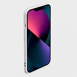 Чехол для iPhone 14 Expressive pattern Neon, цвет: 3D-белый — фото 2