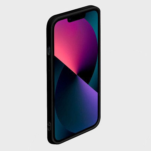 Чехол iPhone 14 Панды и бамбук / 3D-Черный – фото 2