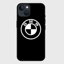 Чехол для iPhone 14 Bmw sport white, цвет: 3D-черный