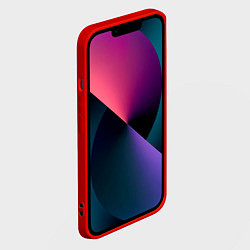 Чехол для iPhone 14 Bmw true colors, цвет: 3D-красный — фото 2