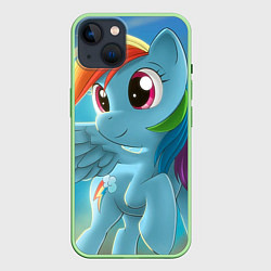Чехол для iPhone 14 My littlle pony, цвет: 3D-салатовый