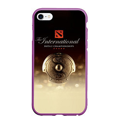 Чехол iPhone 6/6S Plus матовый The International Championships, цвет: 3D-фиолетовый