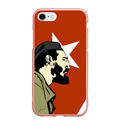 Чехол iPhone 7/8 матовый Куба, цвет: 3D-светло-розовый