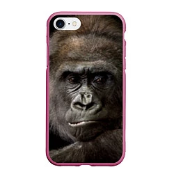 Чехол iPhone 7/8 матовый Глаза гориллы