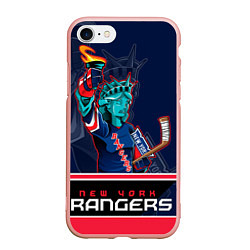 Чехол iPhone 7/8 матовый New York Rangers