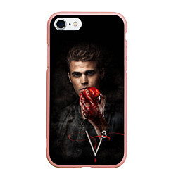 Чехол iPhone 7/8 матовый Stefan Salvatore V3, цвет: 3D-светло-розовый