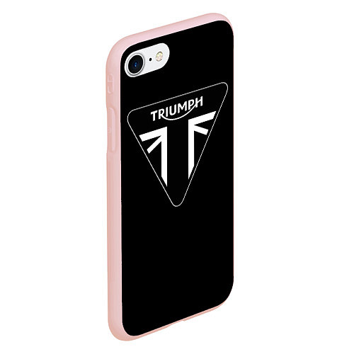 Чехол iPhone 7/8 матовый Triumph 4 / 3D-Светло-розовый – фото 2