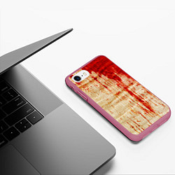 Чехол iPhone 7/8 матовый Бинты 2, цвет: 3D-малиновый — фото 2