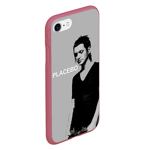 Чехол iPhone 7/8 матовый Placebo / 3D-Малиновый – фото 2