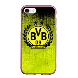 Чехол iPhone 7/8 матовый Borussia5, цвет: 3D-малиновый