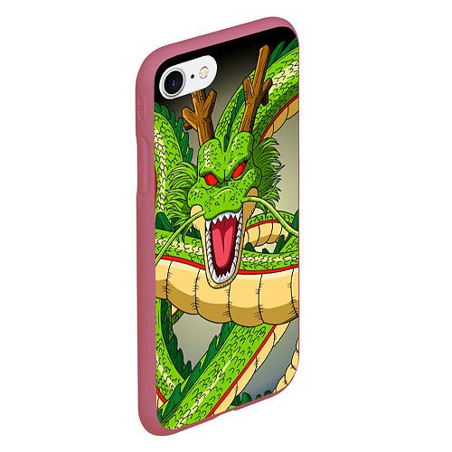 Чехол iPhone 7/8 матовый Dragon Ball / 3D-Малиновый – фото 2